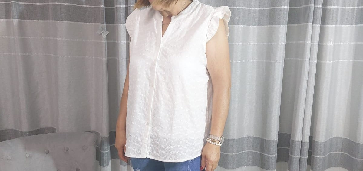 Chemise sans manche BLANCA
