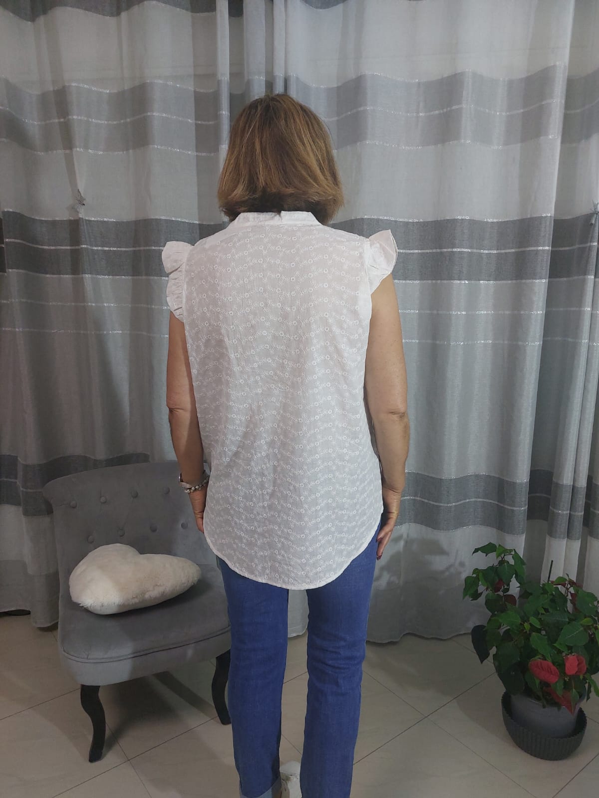 Chemise sans manche BLANCA